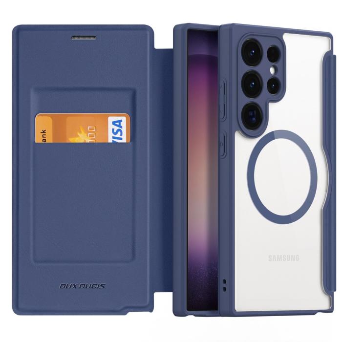 Bild 2, DUX DUCIS Galaxy S24 Ultra Fodral MagSafe Skin X Pro Blå