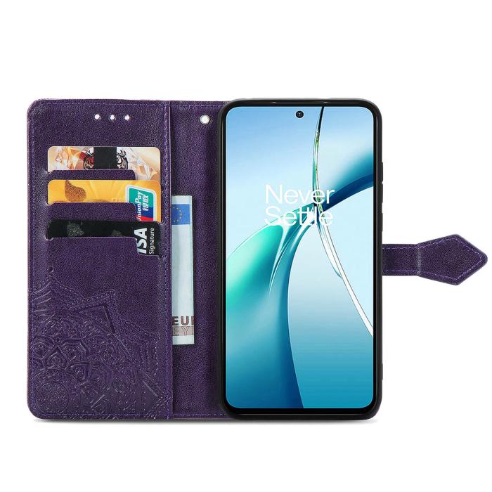 Bild 2, Xiaomi 17T Fodral Läder Mandala Lila