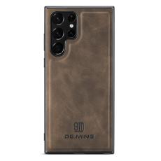DG.MING Galaxy S26 Ultra Skal L&auml;derbelagt M&ouml;rk Brun