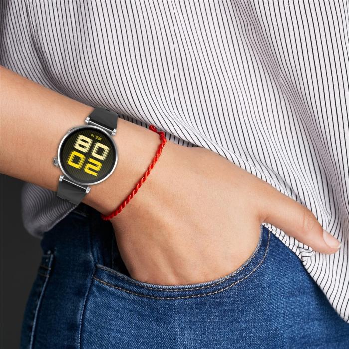Bild 5, Huawei Watch GT 6/5/4 41 mm/5 Pro 42 mm Armband Silikon Vit