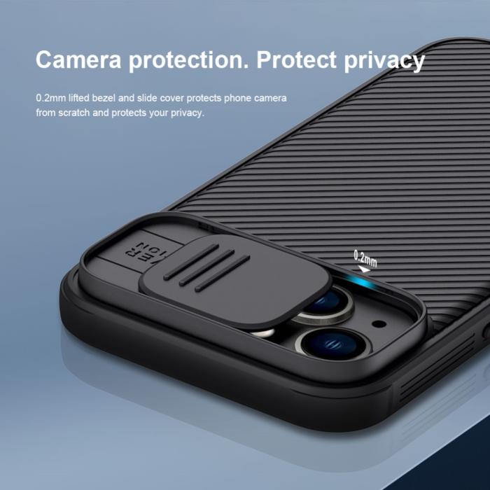 Bild 3, NILLKIN iPhone 14 Skal CamShield Pro Svart