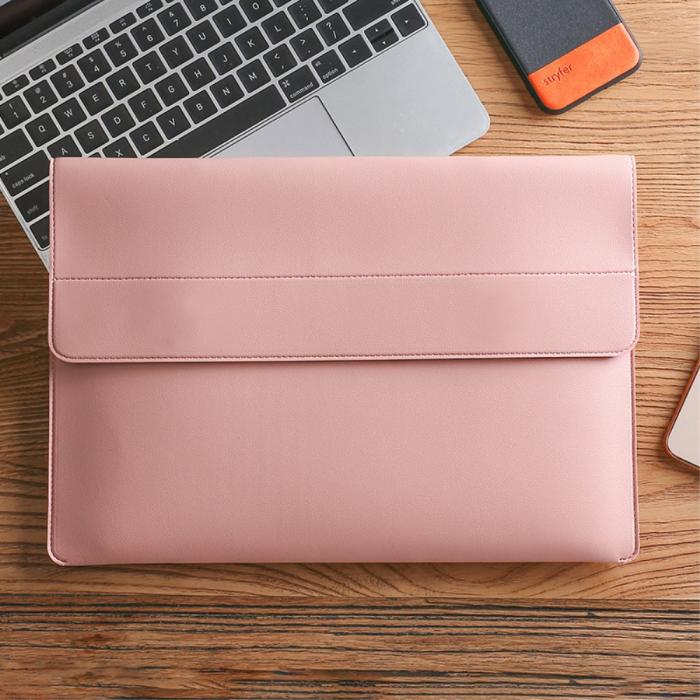 Bild 4, Laptop Sleeve 2-Set PU-Läder Väska 13.3