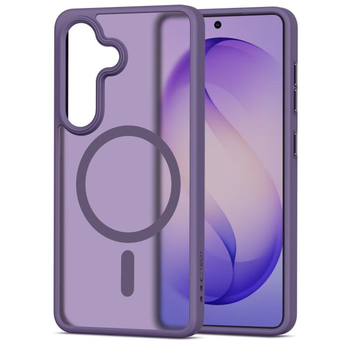 Bild 2, Tech-Protect Galaxy S26 Skal MagSafe MagMat Cobalt Violet