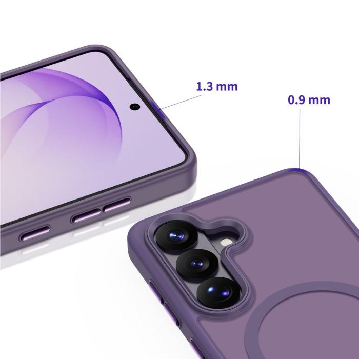 Bild 3, Tech-Protect Galaxy S26 Skal MagSafe MagMat Cobalt Violet