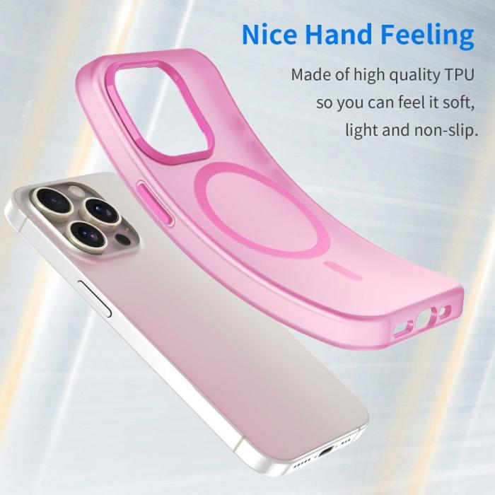 Bild 4, iPhone 16 Pro Max Skal MagSafe Slim Matt Rosa