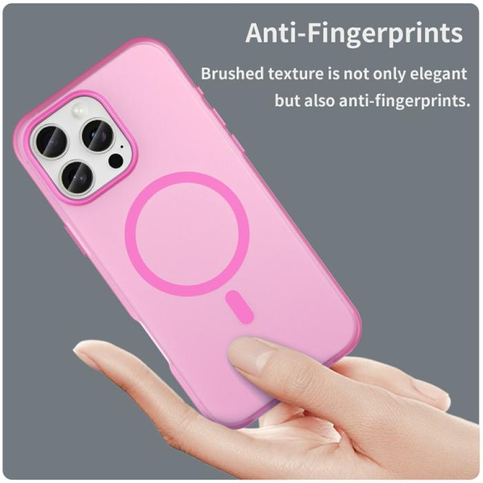 Bild 5, iPhone 16 Pro Max Skal MagSafe Slim Matt Rosa