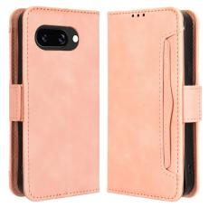 Google Pixel 9a Fodral Med Avtagbart Kortfodral Rosa