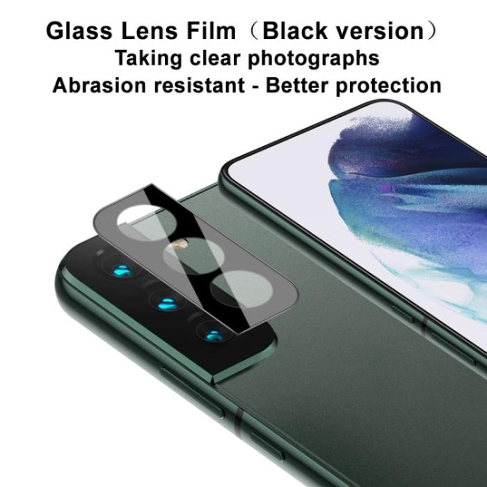 Bild 4, IMAK Samsung Galaxy S22 / S22 Plus Linsskydd Härdat Glas Svart