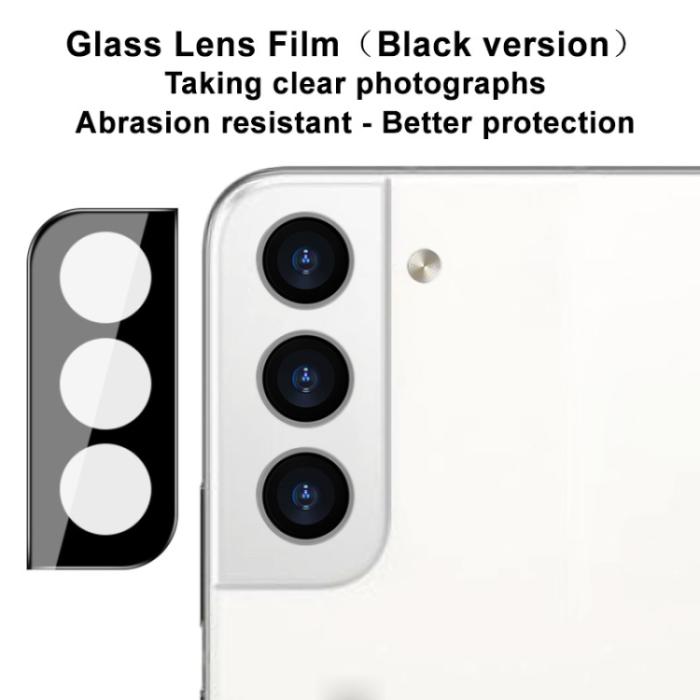 Bild 5, IMAK Samsung Galaxy S22 / S22 Plus Linsskydd Härdat Glas Svart