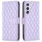 Samsung Galaxy S23 Fodral Diamond Textur Lila