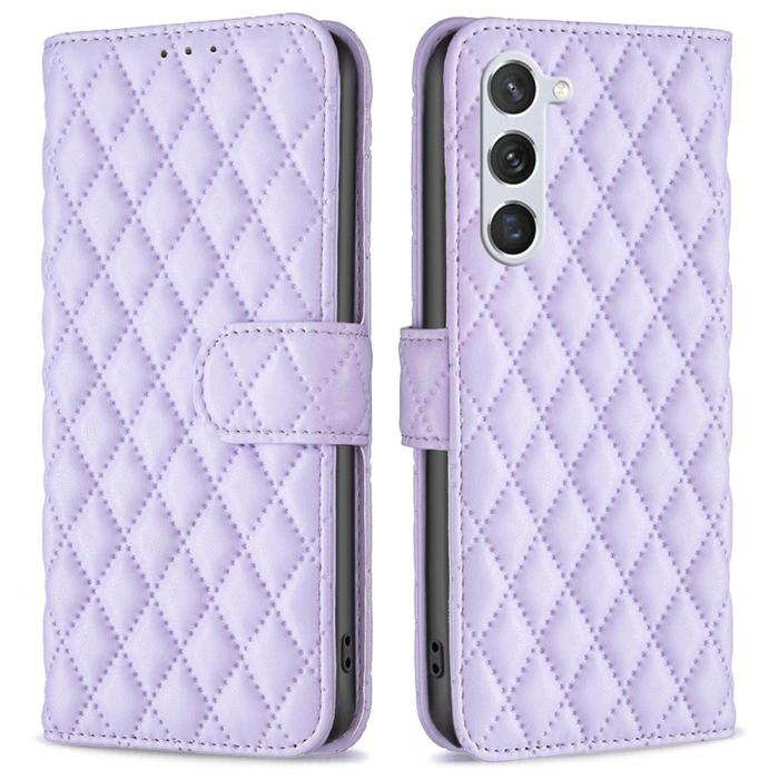 Bild 1, Samsung Galaxy S23 Fodral Diamond Textur Lila