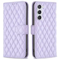 Samsung Galaxy S23 Fodral Diamond Textur Lila