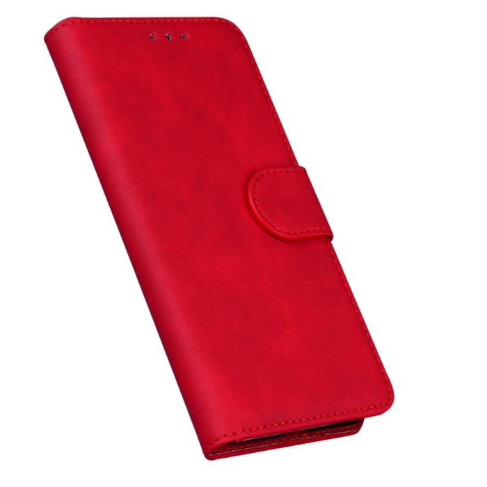 Bild 5, Xiaomi Redmi 9C Fodral Läder Röd