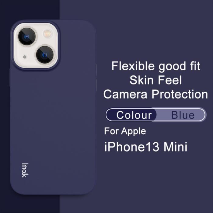 Bild 2, IMAK iPhone 13 Mini Skal Skin Touch TPU Blå