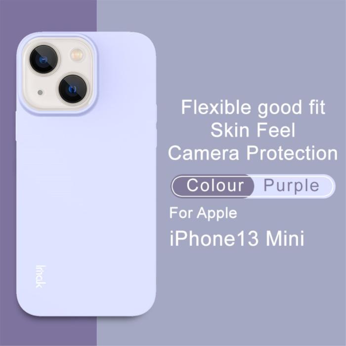 Bild 2, IMAK iPhone 13 Mini Skal Skin Touch TPU Lila