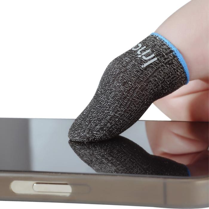 Bild 5, IMAK 1 Par Gaming Sleeve För Fingrar Silver