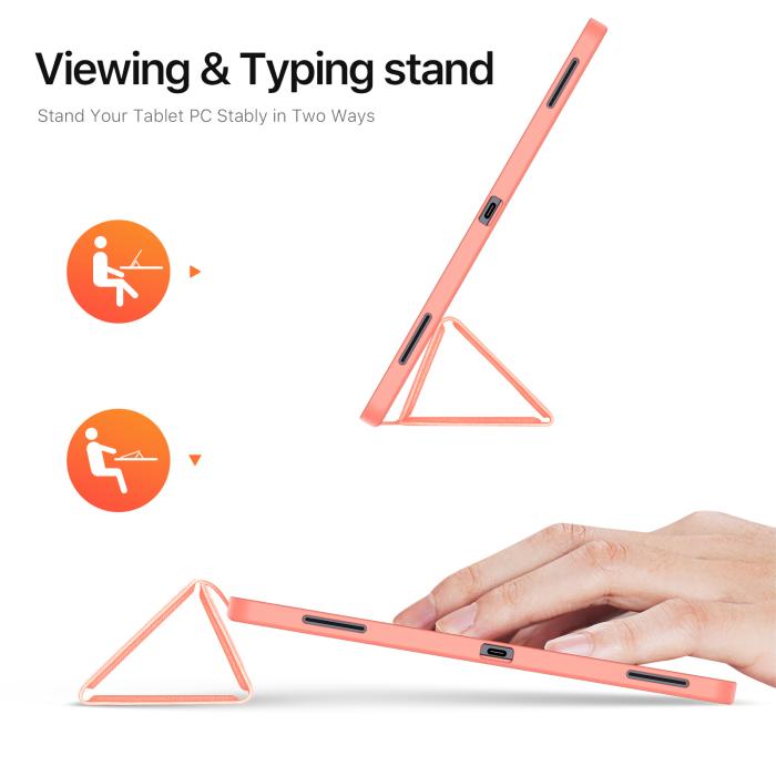 Bild 2, DUX DUCIS Galaxy Tab S11 Ultra Fodral DOMO Tri-Fold Rosa