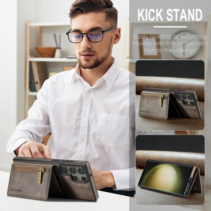 Bild 5, DG.MING Galaxy S24 Skal 2in1 Magnetisk Avtagbart RFID Kortfack