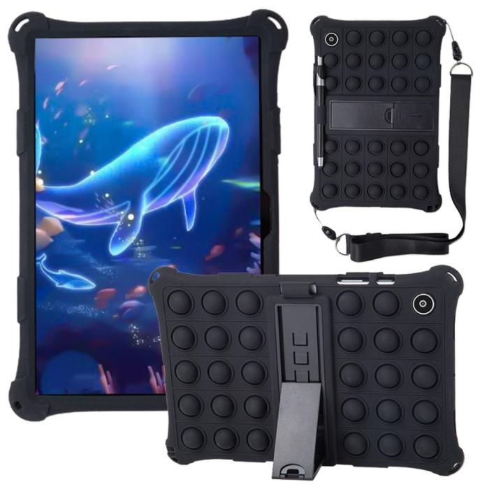 Bild 1, Galaxy Tab A8 10.5 Skal Pop It Fidget Kickstand Svart