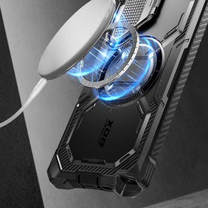 Bild 5, Supcase Galaxy S24 Ultra Skal MagSafe Iblsn ArmorBox Svart