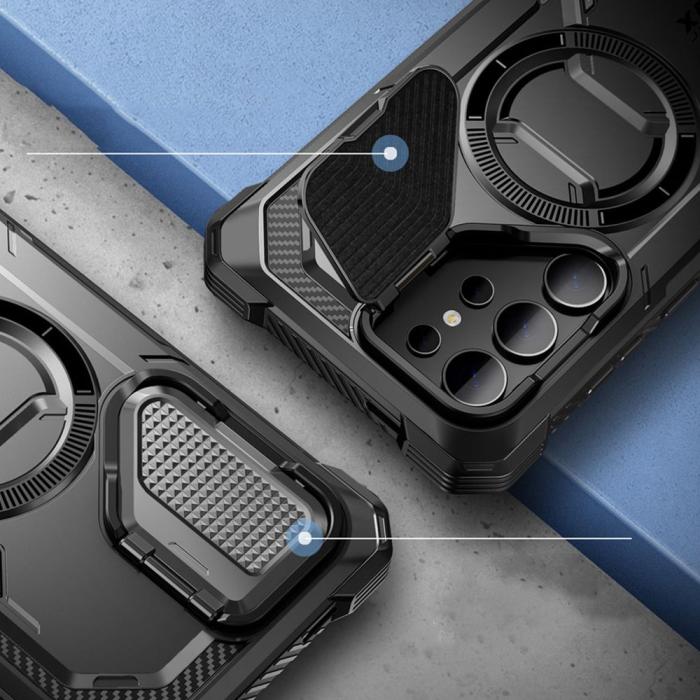 Bild 6, Supcase Galaxy S24 Ultra Skal MagSafe Iblsn ArmorBox Svart