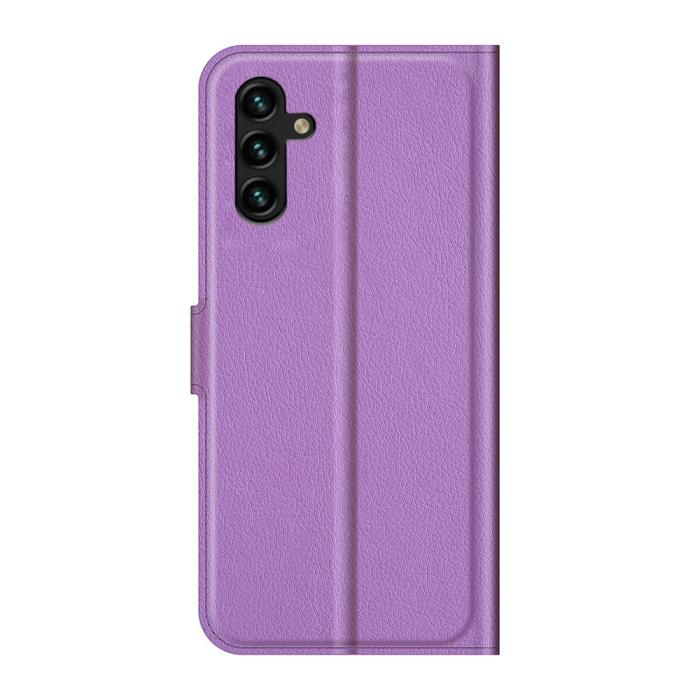 Bild 3, Samsung Galaxy A04s / A13 5G Fodral Litchi Läder Lila