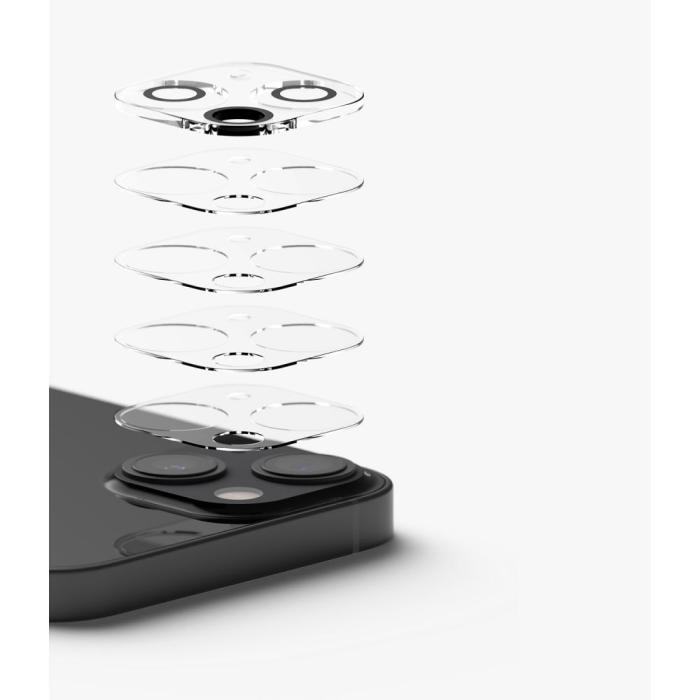 Bild 6, Ringke iPhone 13 / 13 Mini 2-PACK Linsskydd Härdat Glas