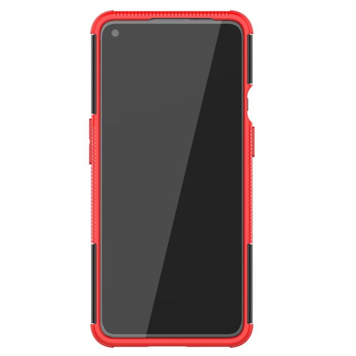 Bild 3, OnePlus 9 - Ultimata Stöttåliga Skalet med Stöd - Röd