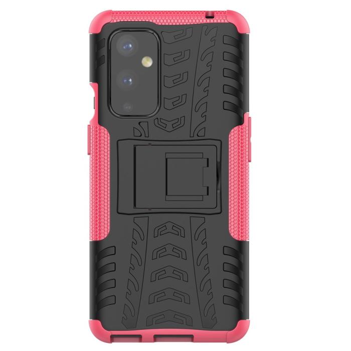 Bild 2, OnePlus 9 - Ultimata Stöttåliga Skalet med Stöd - Rosa
