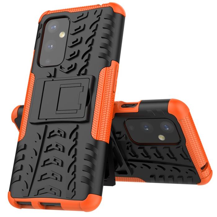 Bild 1, OnePlus 9 - Ultimata Stöttåliga Skalet med Stöd - Orange