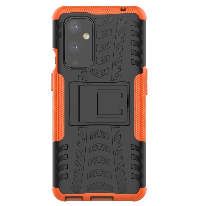 Bild 2, OnePlus 9 - Ultimata Stöttåliga Skalet med Stöd - Orange