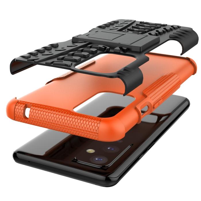 Bild 5, OnePlus 9 - Ultimata Stöttåliga Skalet med Stöd - Orange