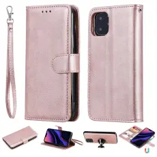 iPhone 11 Pro - Plånboksfodral / Magnet Skal - Roséguld
