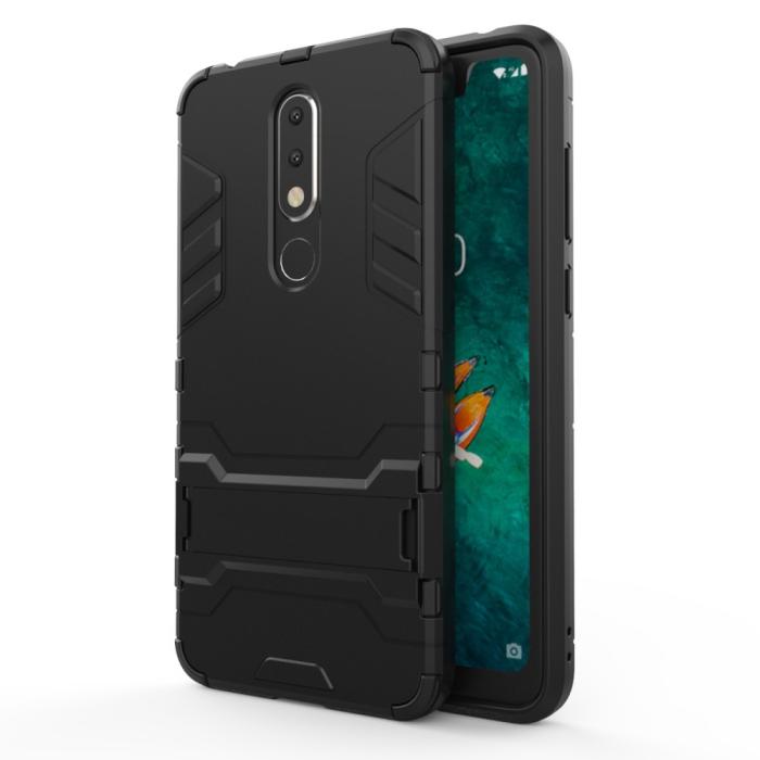 Bild 2, Nokia 5.1 Plus - Armour Skal - Svart