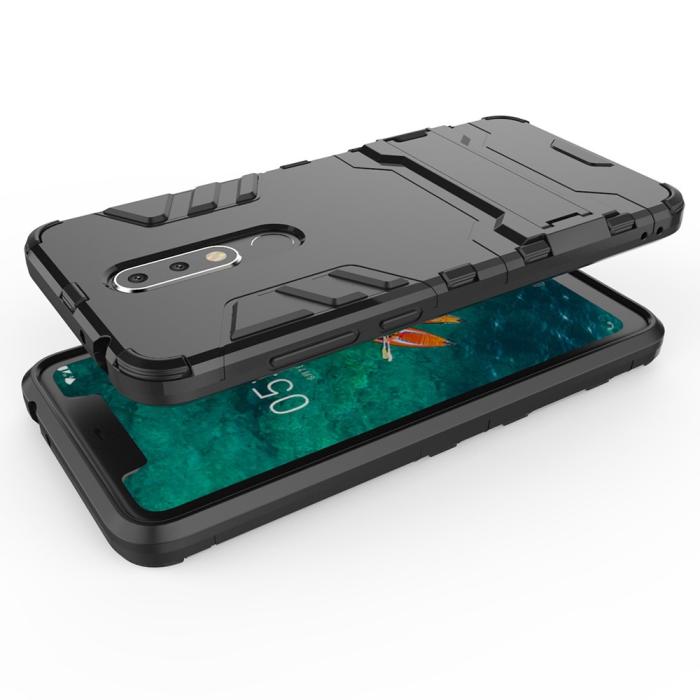 Bild 5, Nokia 5.1 Plus - Armour Skal - Svart