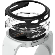 Ringke Galaxy Watch 8 44 mm 2-PACK Skal Slim Svart / Transparent