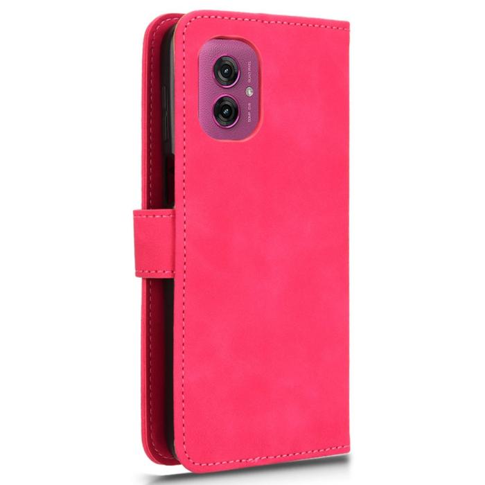 Bild 6, Motorola Moto G55 5G Fodral Läder Rosa