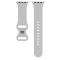 Silikon Armband Butterfly Apple Watch 41/40/38 mm (M/L) Grå