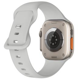 Silikon Armband Butterfly Apple Watch 41/40/38 mm (M/L) Grå