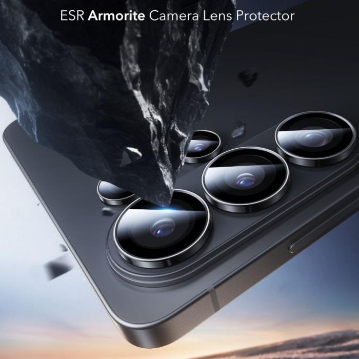 Bild 2, ESR Samsung Galaxy S26 Ultra Linsskydd Armorite Svart