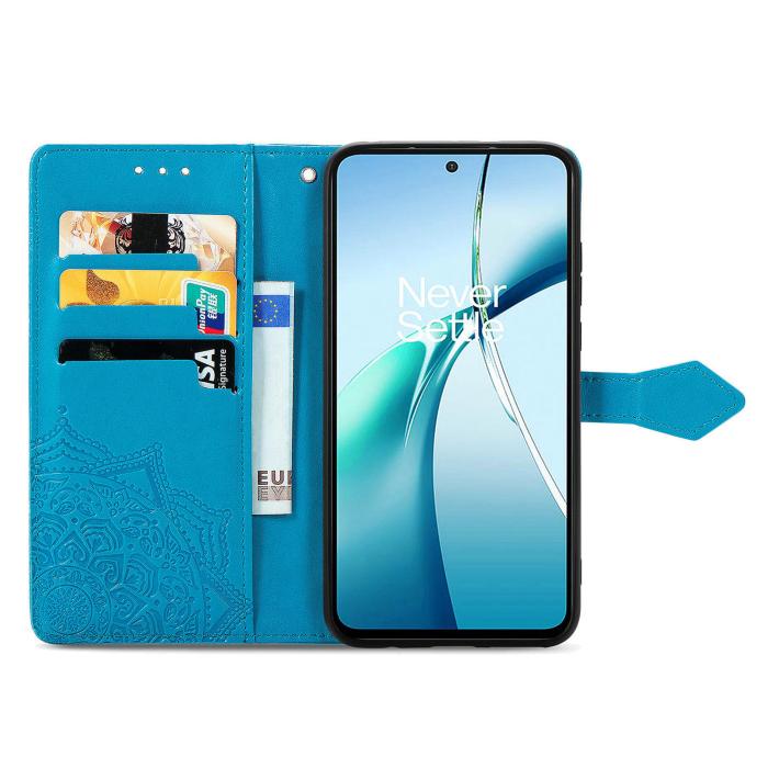 Bild 2, Xiaomi 17T Fodral Läder Mandala Blå