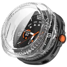 Galaxy Watch 8 46 mm Skal Med Sk&auml;rmskydd Transparent