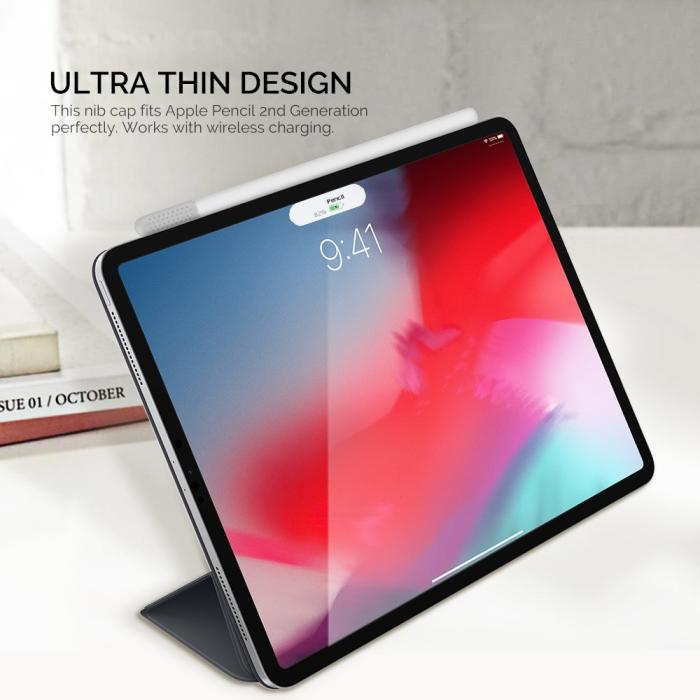 Bild 3, AHASTYLE 3-PACK Apple Pencil 1/2/Pro Spetsöverdrag Silikon Vit