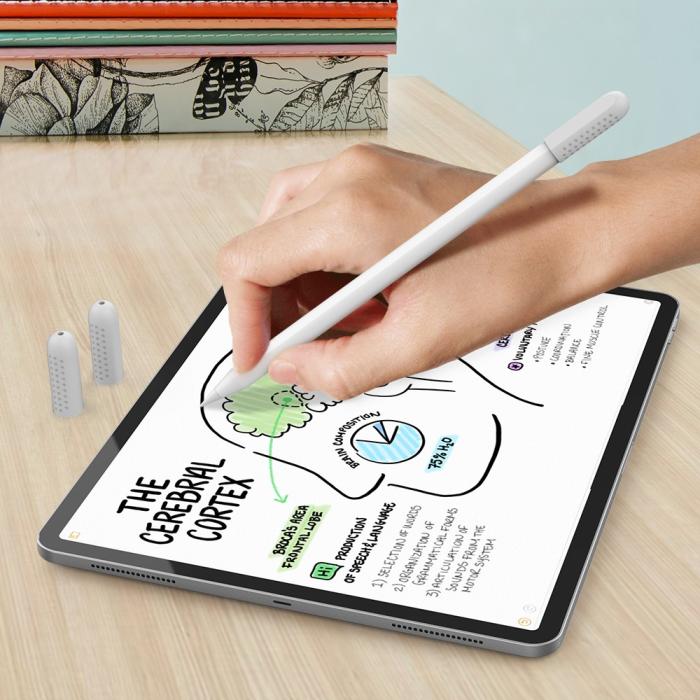 Bild 6, AHASTYLE 3-PACK Apple Pencil 1/2/Pro Spetsöverdrag Silikon Vit