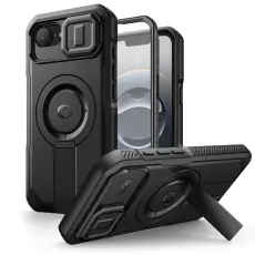 Tech-Protect iPhone 17e / 16e Skal MagSafe Kevlar Svart