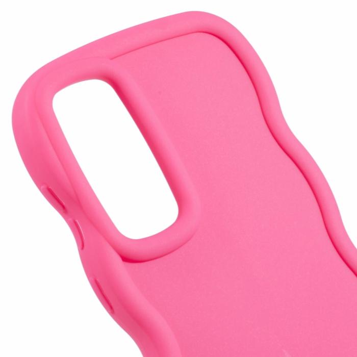 Bild 6, Samsung Galaxy S25 Mobilskal Wavy Rosa