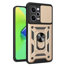 Xiaomi Redmi Note 12 Pro 5G Skal CamShield Ring Hybrid Guld