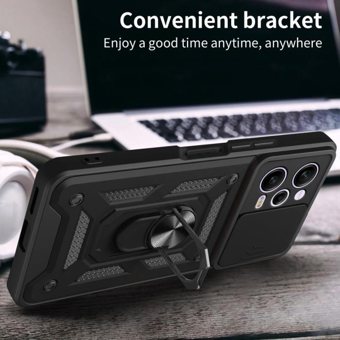 Bild 2, Xiaomi Redmi Note 12 Pro 5G Skal CamShield Ring Hybrid Guld