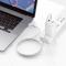 Baseus 2m 100W 5A PD QC USB-C - USB-C Flätad Nylon Kabel - Vit
