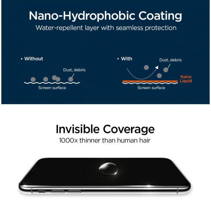 Bild 2, Spigen Screen Protector GLAS.tR Nano Liquid